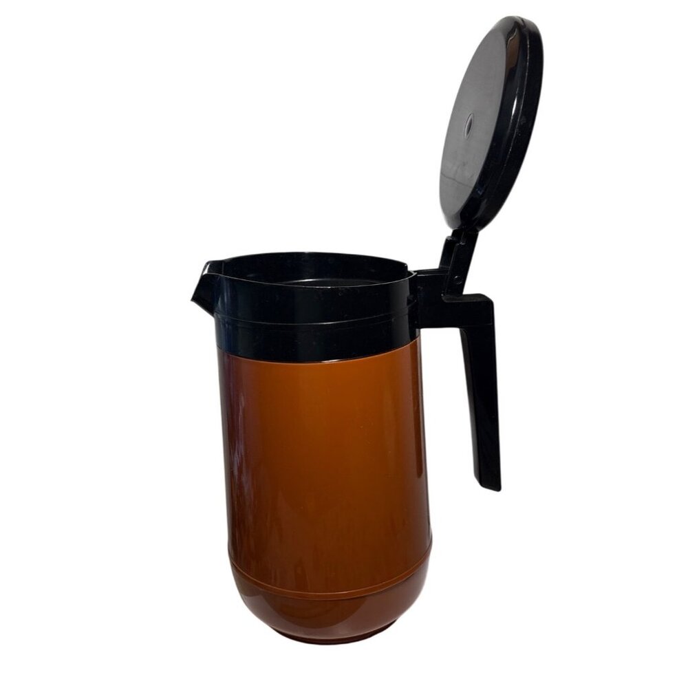 Rubbermaid Thermal Carafe Brown Plastic With Lid Vintage Church Coffee